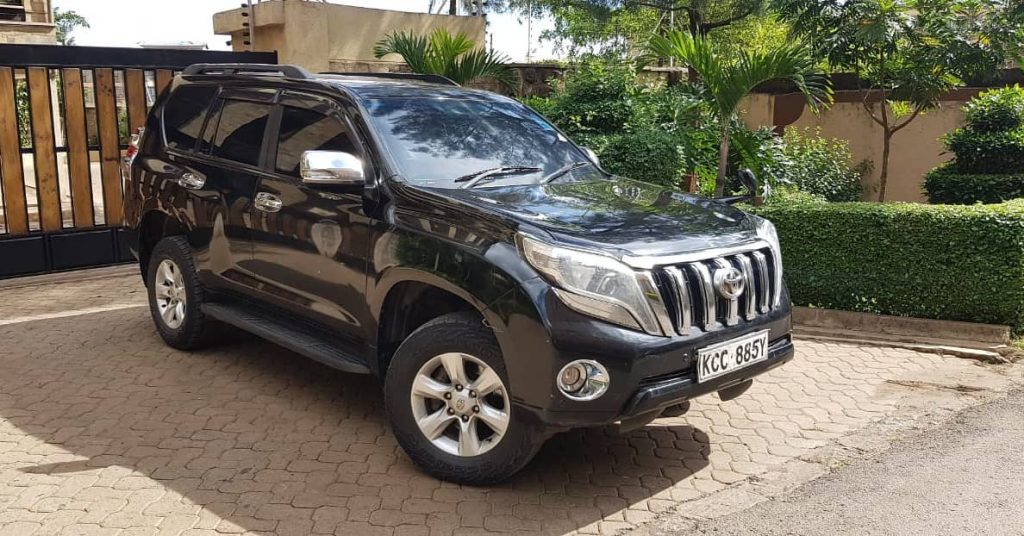 Prado for hire in Kenya. Car rental in Nairobi Kenya at affordable price.